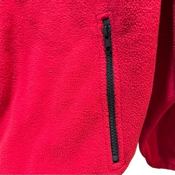 Colorado Clothing Red w/Black Trim Full Zip Fleece Jacket Sz L - Picture 6 of 7